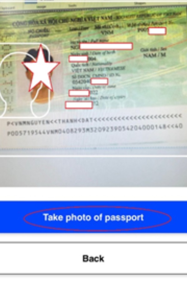 scan hộ chiếu