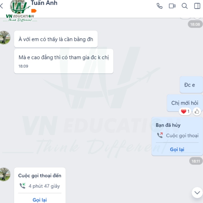 Feedback học viên VN Education du học kỹ sư