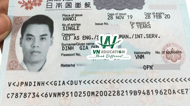 mẫu visa kỹ sư nhật bản